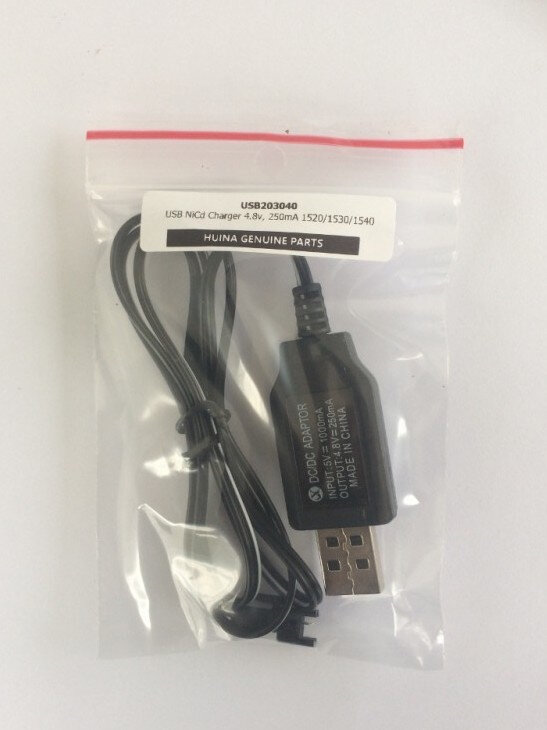 Huina USB NiCd Charger 4.8v 250 mAh
