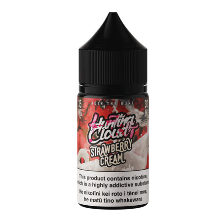Hunting Cloudz Salts - Strawberry Cream - 30ml - e-Liquid