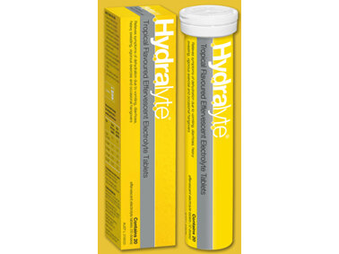 Hydralyte Effervescent 20 Tablets - Tropical