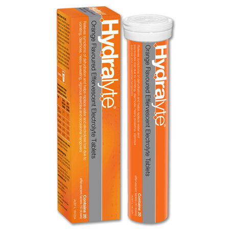 Hydralyte Effervescent Orange 20tabs