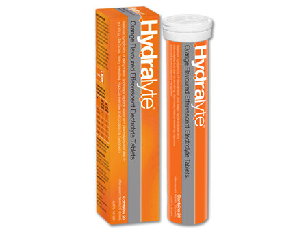 Hydralyte Effervescent Orange 20tabs