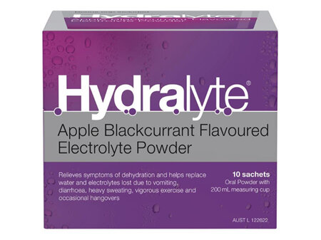 Hydralyte Electrolyte Powder Apple Blackcurrant - 10s