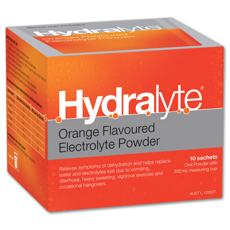 Hydralyte Powder Orange 10 sachets