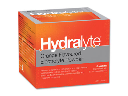 Hydralyte Powder Orange 10 sachets