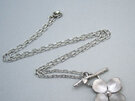 Hydrangea Necklace Sterling Silver flower pendant Julia Banks Jewellery
