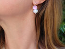 hydrangea pink flowers pearls edison sterling silver lilygriffin jewellery nz