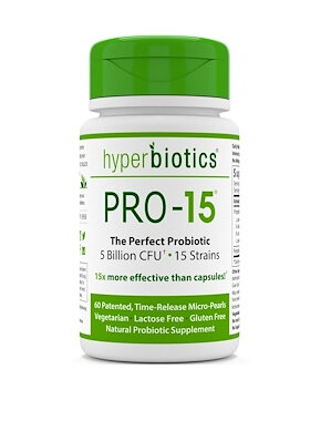 Hyperbiotics PRO-15, 60 pearl tabs