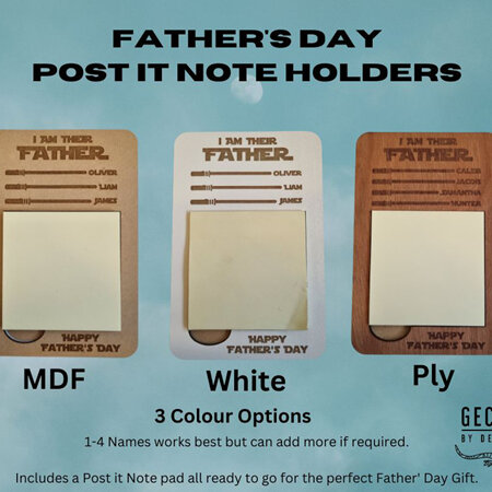 I Am Their Father Post It Note Holder