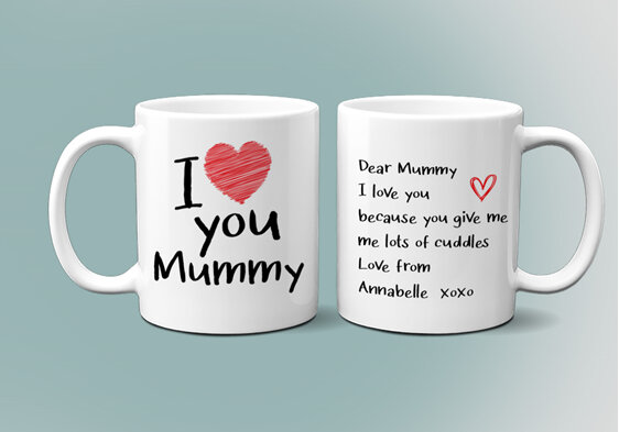 I love You Mummy message