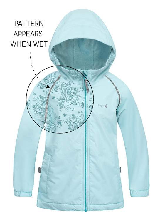 iced aqua splashmagic storm jacket girls therm
