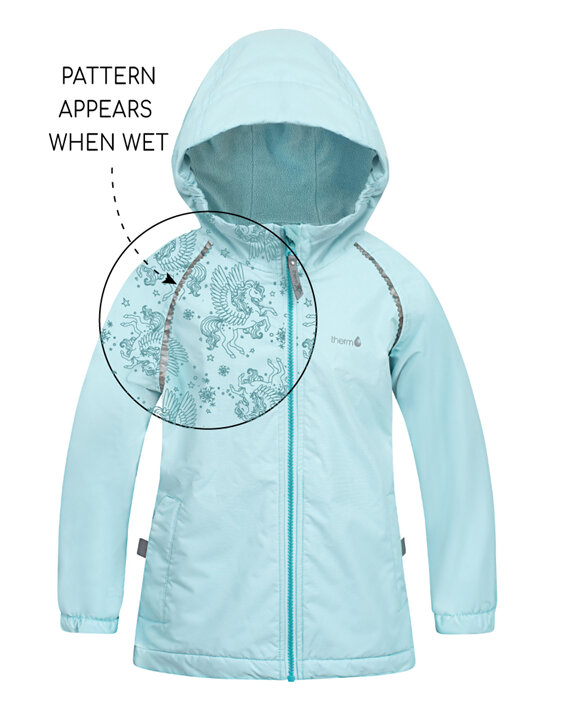 iced aqua splashmagic storm jacket girls therm