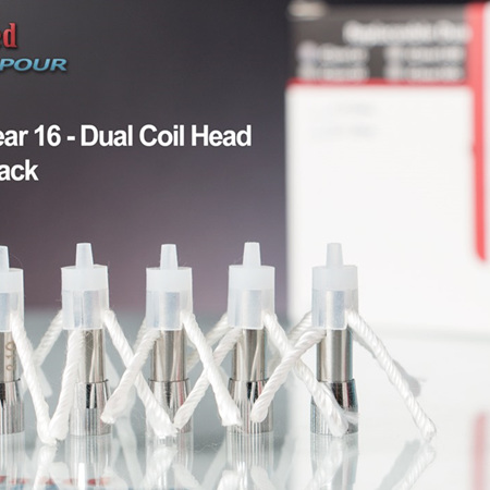 iClear 16 - Dual Coil Head - 5 Pack