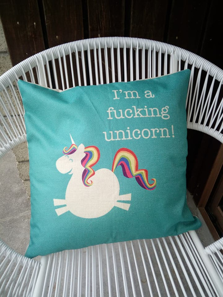 I'm a F**** Unicorn Cushion Cover