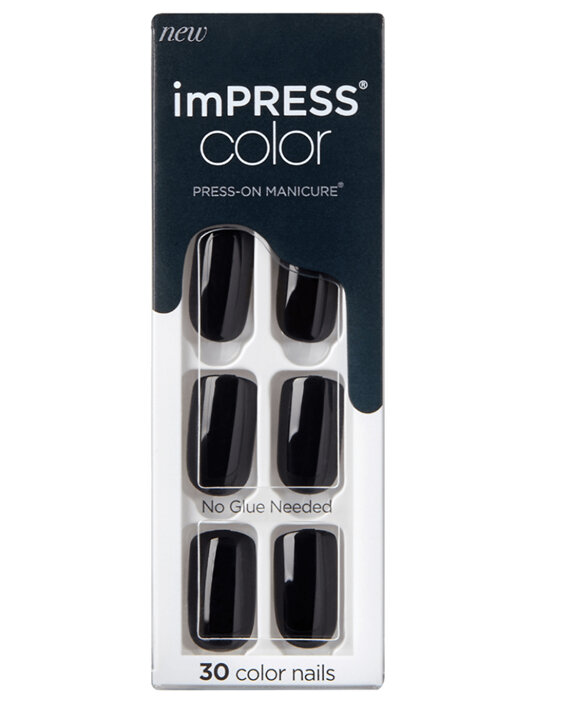 imPRESS Color Press-on Manicure All Black