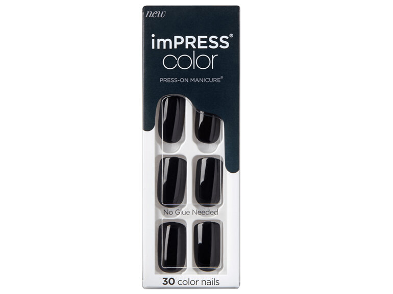 imPRESS Color Press-on Manicure All Black
