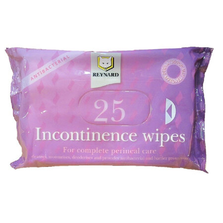 Incontinence wipes