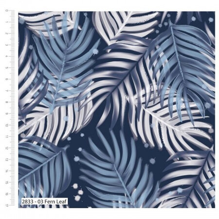 Indigo Elements  - Fern Leaf