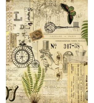 Industrial Masterboard Roycyled Decoupage Paper
