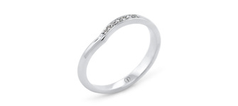 Infinity Delicate Ladies Wedding Ring