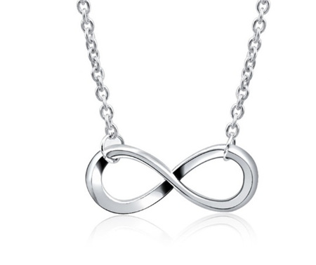 Infinity Necklace - Silver