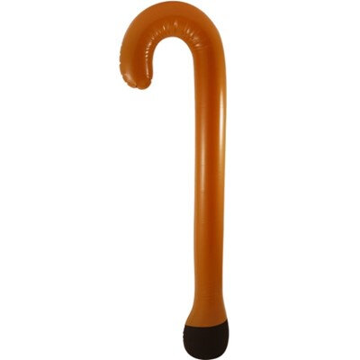 Inflatable walking cane