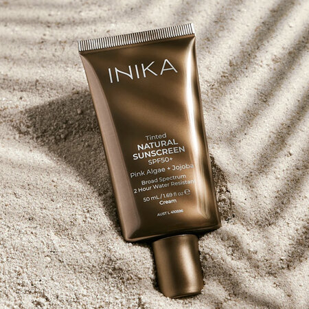 INIKA NATURAL SUNSCREEN TINTED SPF50+ 50ML