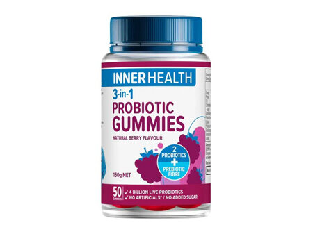 Inner Health 3-in-1 Probiotic 50Gummies