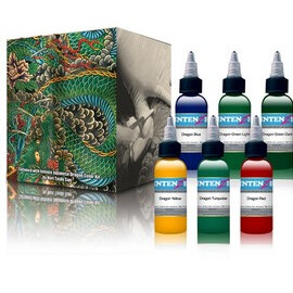Intenze Dragon Color Tattoo 6 Ink Set 1oz