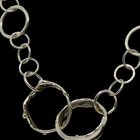 Interlocking Large Link Necklace