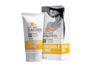 Invisible Zinc Face & Body 2hr Water Resistant SPF50 150g