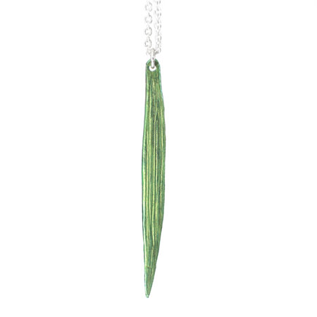 Iris Leaf Necklace