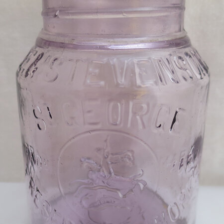 Irvine & Stevenson's jam jar