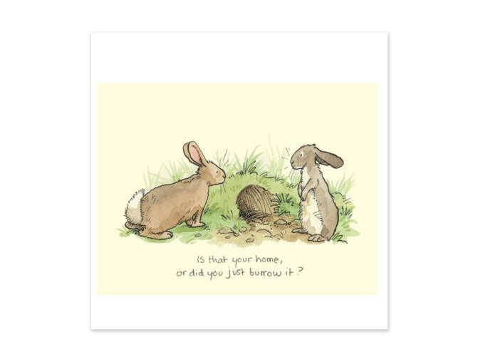 Is That Your Home Card or Did You Just Burrow It? by Anita Jeram Two Bad Mice