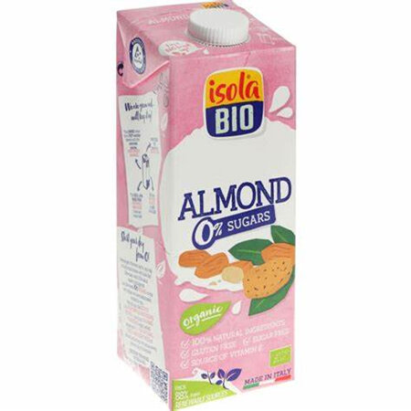Isola Organic Almond Milk (unsweetened) - 1 L