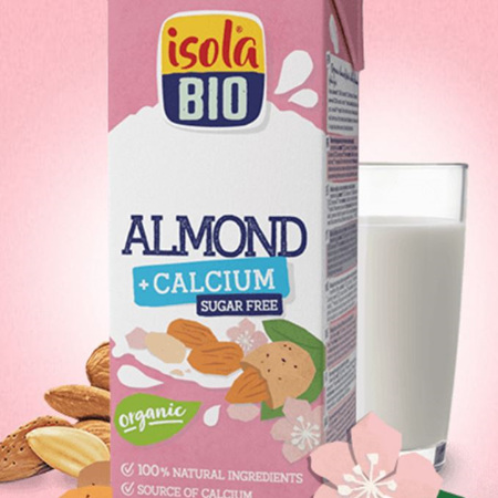Isola Organic Almond Milk (unsweetened) - 1 L