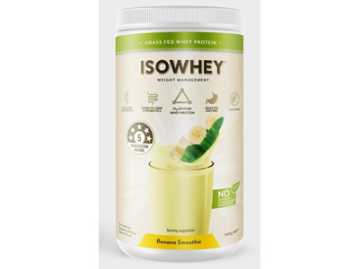IsoWhey Banana Smoothie Powder 960g