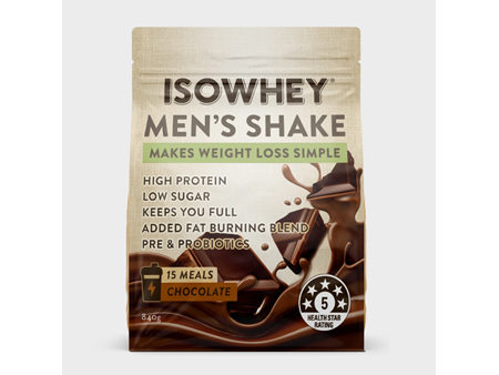 IsoWhey Men's Shake Chocolate Caramel 840g