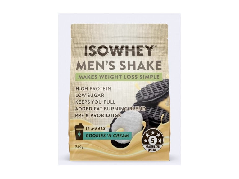 IsoWhey Men's Shake Cookies & Cream 840g