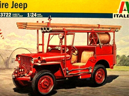 Italeri 1/24 Fire Jeep (ITA3722)
