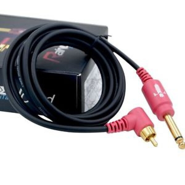 ITATTOO RAINBOW RIGHT ANGLED RCA CORD