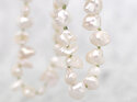 Jade keshi cream pearls knotted silk necklace leaves lilygriffin nz jewellery