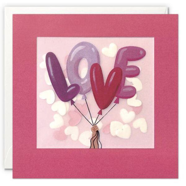 James Ellis Love Balloons Shakie Valentine's Day Card