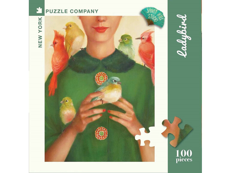 Janet Hill Studio - Ladybird 100 Piece Mini Puzzle - New York Puzzle Company