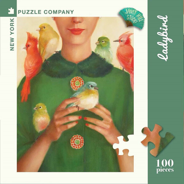 Janet Hill Studio - Ladybird 100 Piece Mini Puzzle - New York Puzzle Company