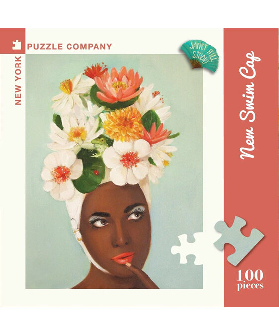 Janet Hill Studio - New Swim Cap 100 Piece Mini Puzzle - New York Puzzle Company