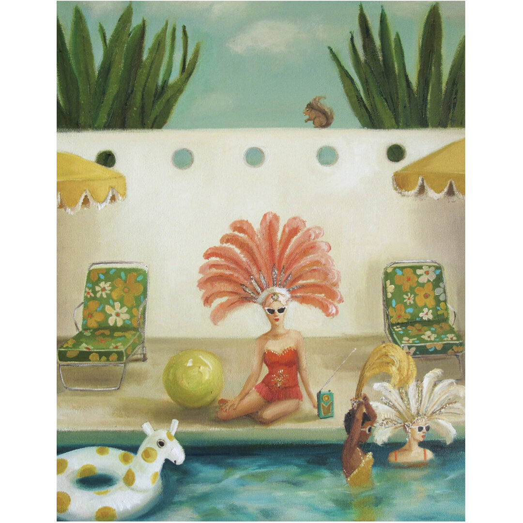 Janet Hill Studio - Poolside 500 Piece Puzzle - New York Puzzle Company