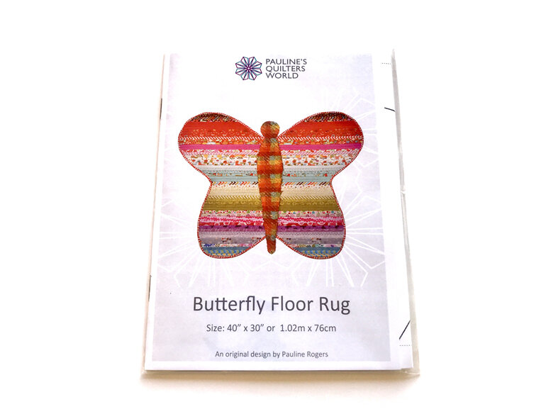 Jelly Roll Butterfly Rug Pattern