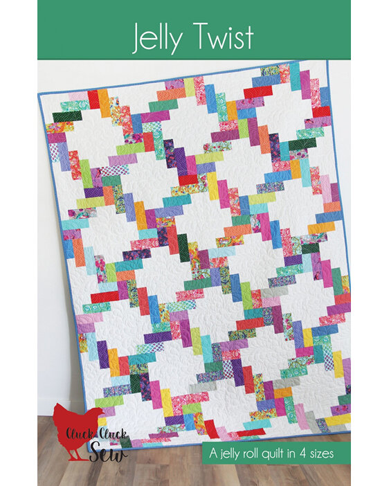 Jelly Twist Quilt Pattern From Cluck Cluck Sew