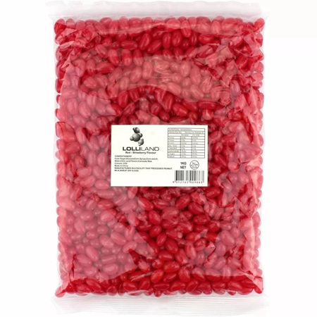 Jellybeans - red - 1 kg lolliland brand