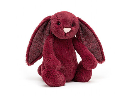 JELLYCAT MED BUNNY SPARKLY CASSIS